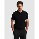Pierre Cardin Erkek Siyah Slim Fit %100 Pamuk Düğmeli Polo Yaka Triko Tişört 50325046-VR046 - 3XL