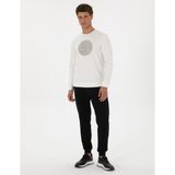 Pierre Cardin Erkek Siyah Slim Fit 3 Iplik Paçası Lastikli Eşofman Altı 50317676-VR046
