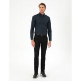 Pierre Cardin Erkek Siyah Slim Fit Basic Kanvas Pantolon 50292522-VR046 - 34 - 32
