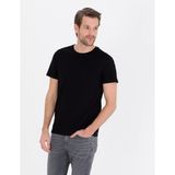 Pierre Cardin Erkek Siyah Slim Fit Basic Tişört 50267073-VR046