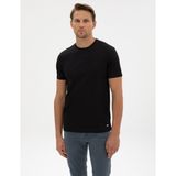 Pierre Cardin Erkek Siyah Slim Fit Basic Tişört 50320102-VR046