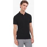 Pierre Cardin Erkek Siyah Slim Fit Basic Tişört 50321128-VR046
