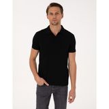 Pierre Cardin Erkek Siyah Slim Fit Basic Tişört 50325323-VR046 - 2XL