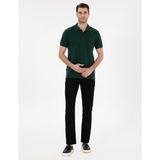 Pierre Cardin Erkek Siyah Slim Fit Beli Lastikli Kanvas Pantolon 50301791-VR046 - 33 - 32