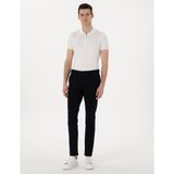 Pierre Cardin Erkek Siyah Slim Fit Beli Lastikli Kanvas Pantolon 50308080-VR046 - 31 - 32