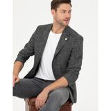 Pierre Cardin Erkek Siyah Slim Fit Ceket 50288523-VR046 - 48 - 6 Drop