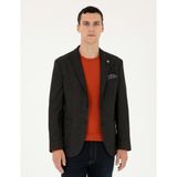 Pierre Cardin Erkek Siyah Slim Fit Ceket 50292174-VR046 - 48