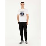 Pierre Cardin Erkek Siyah Slim Fit Eşofman Altı 50285409-VR046 - XL
