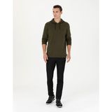 Pierre Cardin Erkek Siyah Slim Fit Kanvas Pantolon 50278130-VR046 - 42