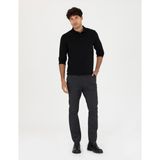 Pierre Cardin Erkek Siyah Slim Fit Kanvas Pantolon 50278440-VR046 - 30 - 32
