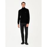 Pierre Cardin Erkek Siyah Slim Fit Kanvas Pantolon 50299527-VR046 - 36 - 32