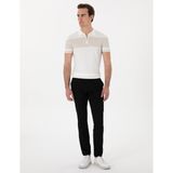 Pierre Cardin Erkek Siyah Slim Fit Kanvas Pantolon 50308077-VR046 - 32