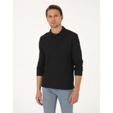 Pierre Cardin Erkek Siyah Slim Fit Sweatshirt 50311678-VR046