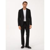 Pierre Cardin Erkek Siyah Slim Fit Takım Elbise 50311528-VR046 - 6 Drop