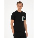 Pierre Cardin Erkek Siyah Slim Fit Tişört 50292117-VR046