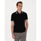 Pierre Cardin Erkek Siyah Slim Fit Tişört 50302607-VR046
