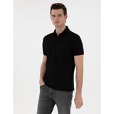 Pierre Cardin Erkek Siyah Slim Fit Tişört 50302608-VR046