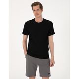 Pierre Cardin Erkek Siyah Slim Fit Tişört 50306802-VR046