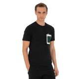 Pierre Cardin Erkek Siyah Tişört 50292117-VR046