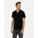 Pierre Cardin Erkek Siyah Tişört 50296772-vr046