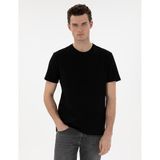 Pierre Cardin Erkek Siyah Tişört 50302581-VR046