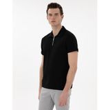 Pierre Cardin Erkek Siyah Tişört 50302586-VR046