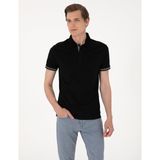 Pierre Cardin Erkek Siyah Tişört 50302616-VR046