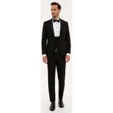 Pierre Cardin Erkek Siyah Yelekli Damatlık Smokin 50224036-VR046 - 6 Drop