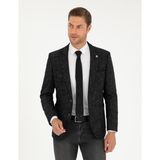 Pierre Cardin Erkek Siyah Yün Karışımlı Ex. Slim Fit Ceket 50291928-VR046 - 48 - 6 Drop