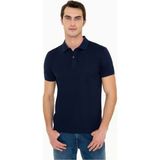 Pierre Cardin Erkek Slim Fit Polo Yaka Merserize Tişört G021SZ011.000.1370054 - Lacivert