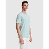 Pierre Cardin Erkek Su Yeşili Regular Fit Bisiklet Yaka Tişört 50321148-VR048 - 3XL