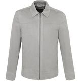 Pierre Cardin Erkek Suni Deri Ceket - Gri - 56