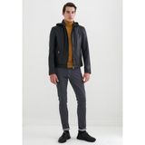 Pierre Cardin Erkek Suni Deri Mont - 01-Siyah - 56