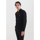 Pierre Cardin Erkek Suni Deri Mont - Siyah - 56