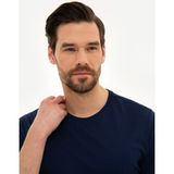 Pierre Cardin Erkek T-Shirt Basic 50218574-Vr033 - M - Lacivert