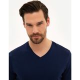 Pierre Cardin Erkek T-Shirt Basic 50218576-Vr033 - Lacivert