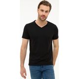 Pierre Cardin Erkek T-Shirt Basic 50218576-Vr046 - Siyah