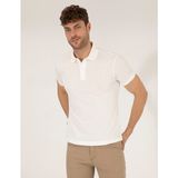 Pierre Cardin Erkek T-Shirt - Beyaz - 4XL
