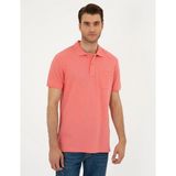 Pierre Cardin Erkek T-Shirt - L - Mercan