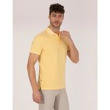 Pierre Cardin Erkek T-Shirt - Sarı - 3XL