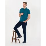 Pierre Cardin Erkek T-Shirt - Zümrüt - 2XL