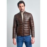 Pierre Cardin Erkek Taba Renkli Hakiki Deri Mont Uzun Kol Dik Yaka Özellikli - 46