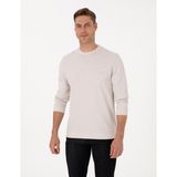 Pierre Cardin Erkek Taş Regular Fit Sweatshirt 50311649-VR049 - XL