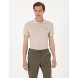 Pierre Cardin Erkek Taş Slim Fit %100 Pamuk Polo Yaka Basic Tişört 50291625-VR049