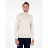 Pierre Cardin Erkek Taş Slim Fit Balıkçı Yaka Basic Triko Kazak 50296582-VR049 - XL