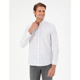 Pierre Cardin Erkek Turuncu Slim Fit Uzun Kollu Gömlek 50298170-VR051