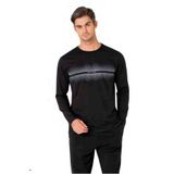 Pierre Cardin Erkek Uzun Kollu Bisiklet Yaka Pijama Takımı, Siyah, XL