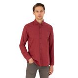 Pierre Cardin Erkek Vişne Gömlek Desenli 50292106-vr223