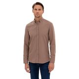 Pierre Cardin Erkek Vizon Gömlek Desenli 50316751-VR052