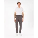 Pierre Cardin Erkek Vizon Slim Fit Esnek Jogger Kanvas Pantolon 50307954-Vr052 - 34